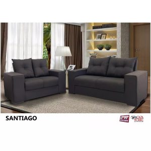 SOFÁ JW SANTIAGO 2 E 3 LUGARES CHOCOLATE