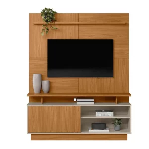 ESTANTE HOME LINEA VIENA 1.5M NATURE/OFF WHITE