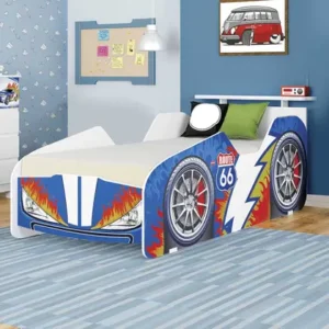 CAMA INFANTIL CARRO VELOZ BLUE