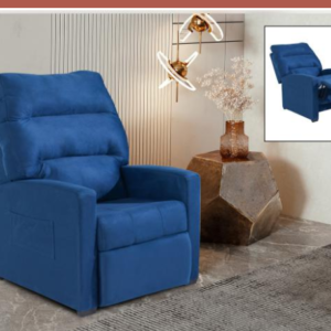 CADEIRA DO PAPAI JW DUBAI L-12 RETRATIL LINHO AZUL MARINHO