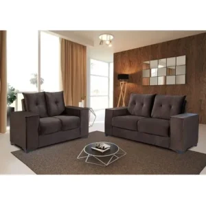 SOFÁ JW SANTIAGO 3X2 LUGARES CHOCOLATE