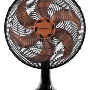 VENTILADOR MESA TURBO 6P 40CM PRETO/BRONZE