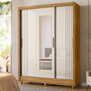 ROUPEIRO MOVAL 03PORTAS FREIJÓ/OFF WHITE