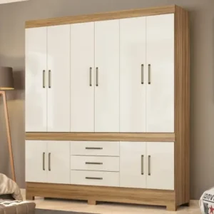 Guarda Roupa Casal 10 Portas e 3 Gavetas