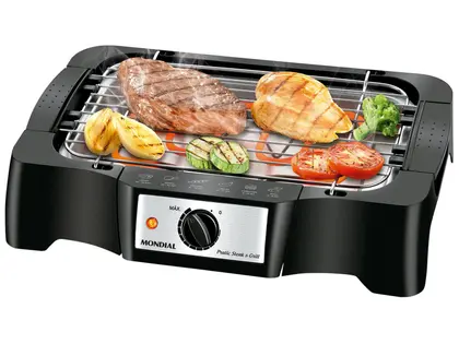 CHURRASQUEIRA ELÉTRICA 1500W PRETO - Imagem 2