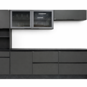 COZINHA ETNA 4PEÇAS COM 2 BALCÕES GRAFITH